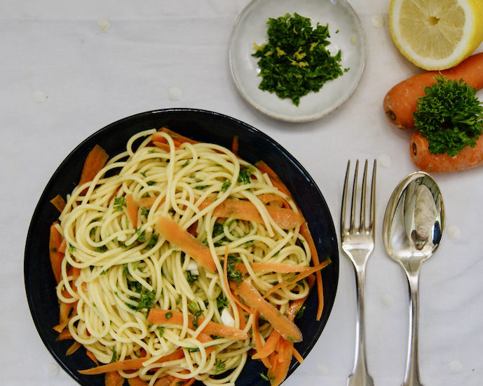 Spaghetti aux carottes