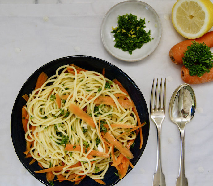 Spaghetti aux carottes