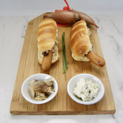 Hot-dogs crème et ciboulette