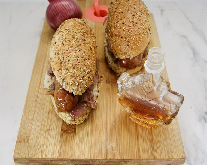 Hot-dogs au sirop d’érable
