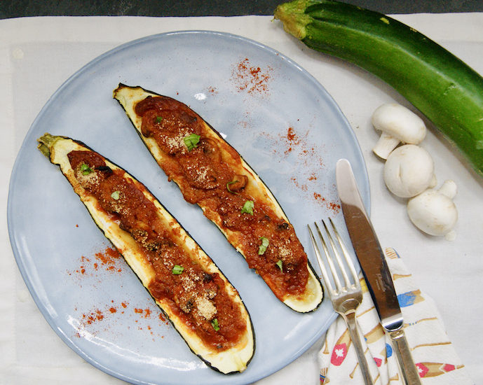Courgettes farcies