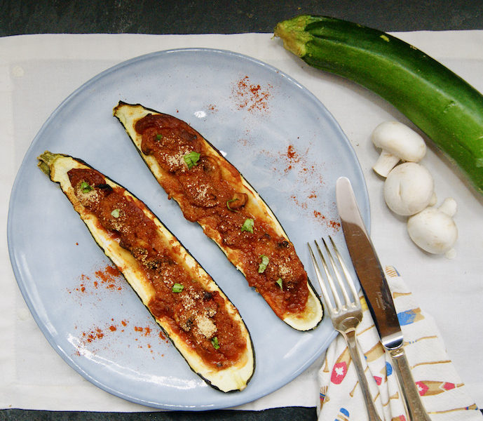Courgettes farcies
