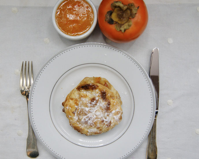 Tarte aux kakis