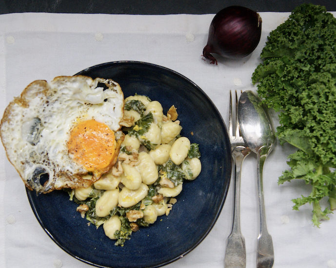 Gnocchi au chou kale