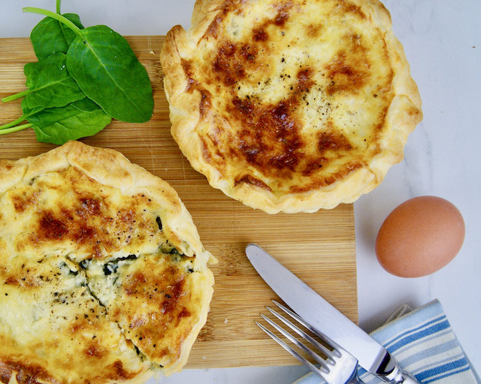 Tartelette aux épinards