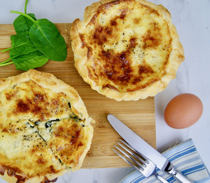 Tartelette aux épinards
