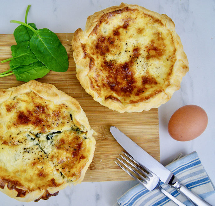 Tartelette aux épinards