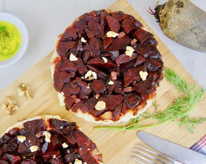 Tarte tatin aux betteraves