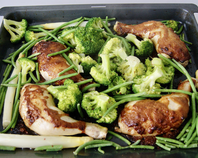 Poulet épicé au peanut-butter