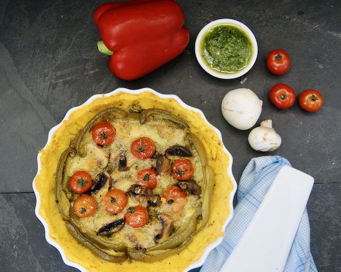 Pizza polenta