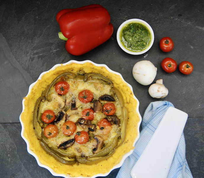 Pizza polenta