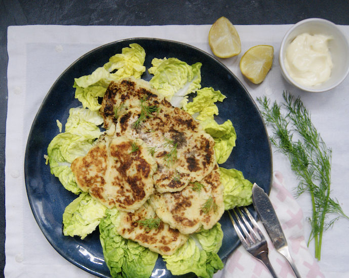 Croquettes de saumon fumé aux pommes de terre