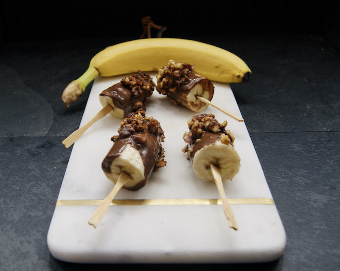 Sucettes de bananes