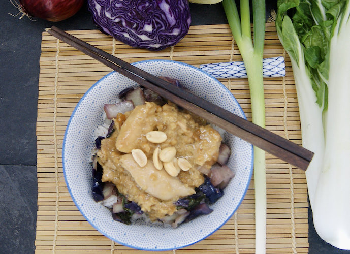 Nouilles de riz légumes à l'asiatique sans gluten -Produits sans