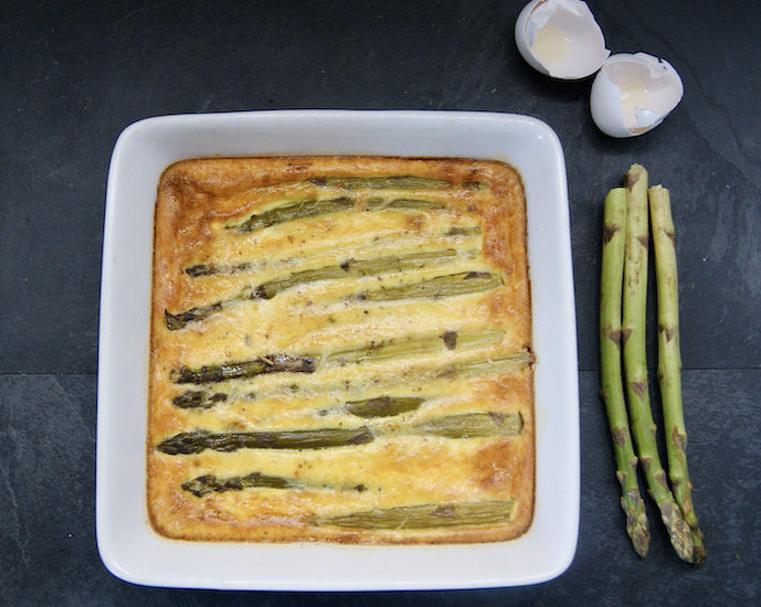 Frittata aux asperges vertes