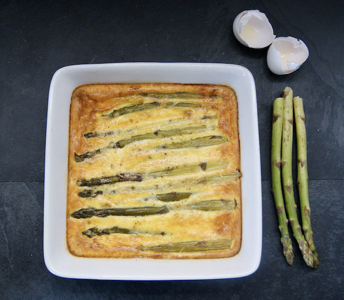 Frittata aux asperges vertes