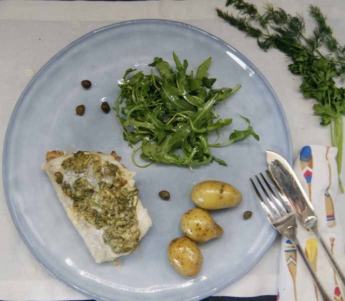 Poisson aux herbes persil-aneth