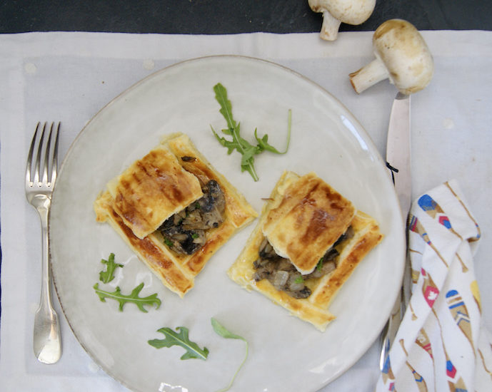 Feuilleté aux champignons