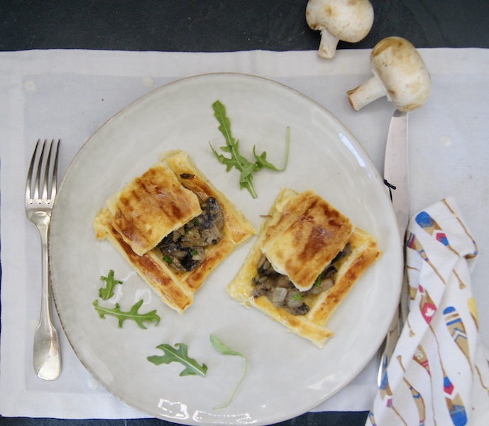 Feuilleté aux champignons
