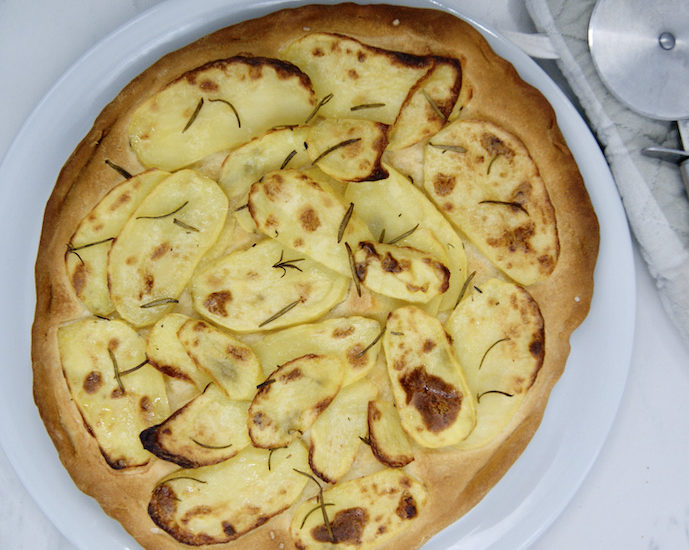 Fougasse aux pommes de terre et au romarin