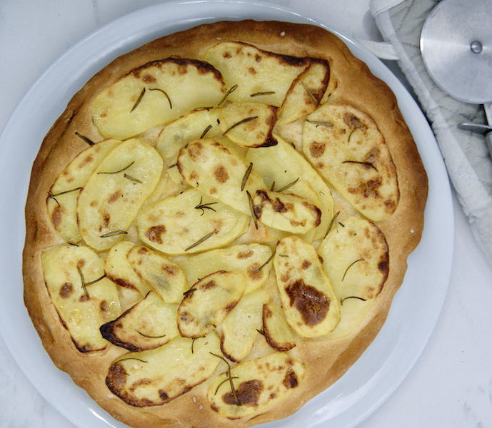 Fougasse aux pommes de terre et au romarin