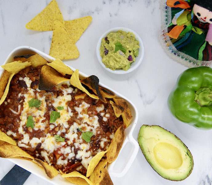 Nachos au chili gratinés