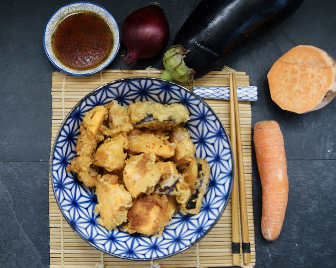 Tempura de nouilles Udon