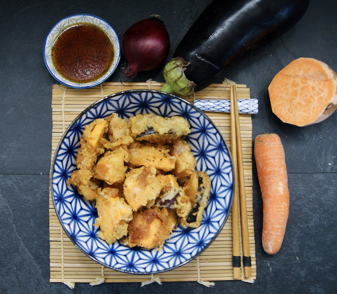 Tempura de nouilles Udon