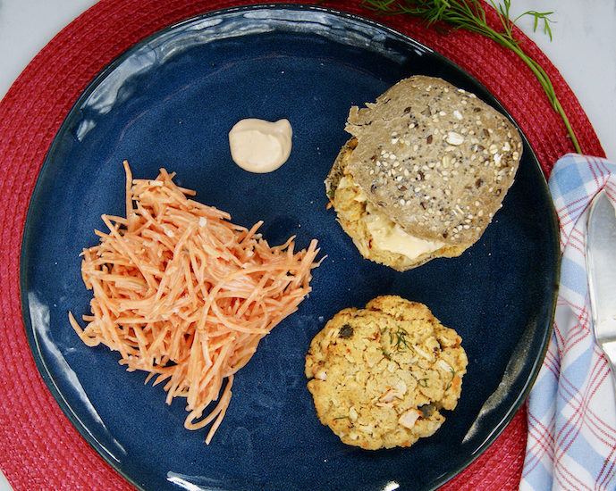 Burger au crabe