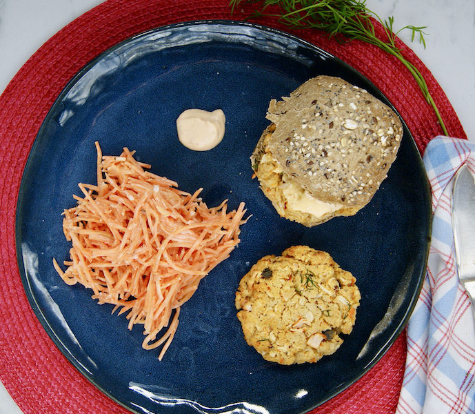Burger au crabe