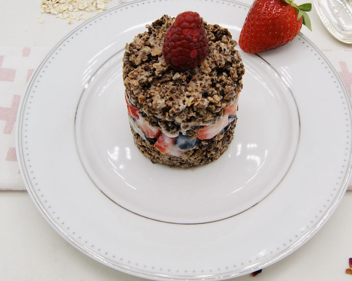 Tartare de fruits au granola