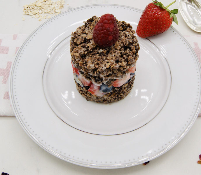 Tartare de fruits au granola