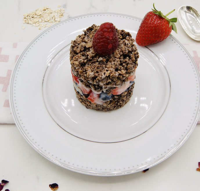 Tartare de fruits au granola