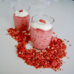 Riz au lait et pralines roses