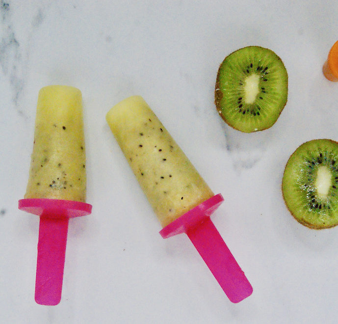 Sucettes glacées aux kiwis
