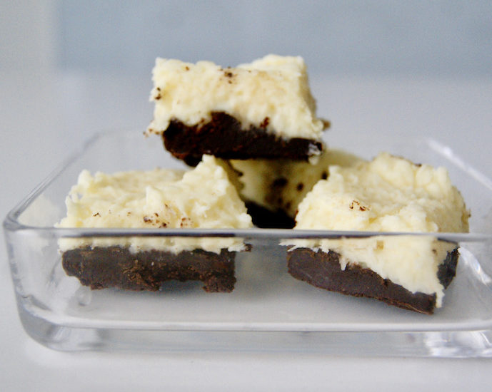 Carrés choco-coco