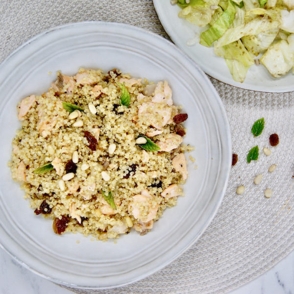 Salade marine au quinoa et saumon