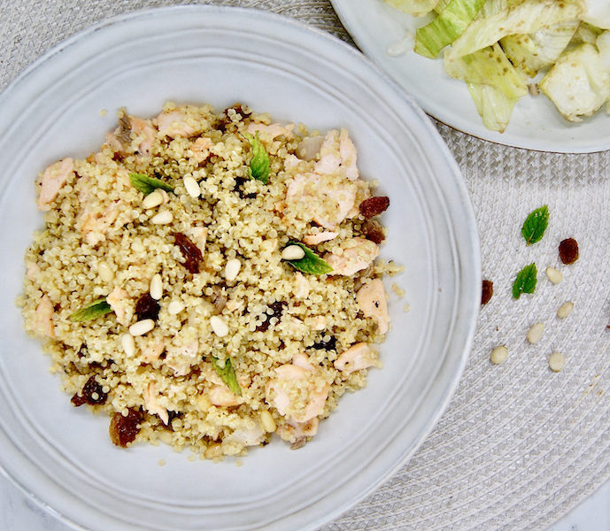 Salade marine au quinoa et saumon