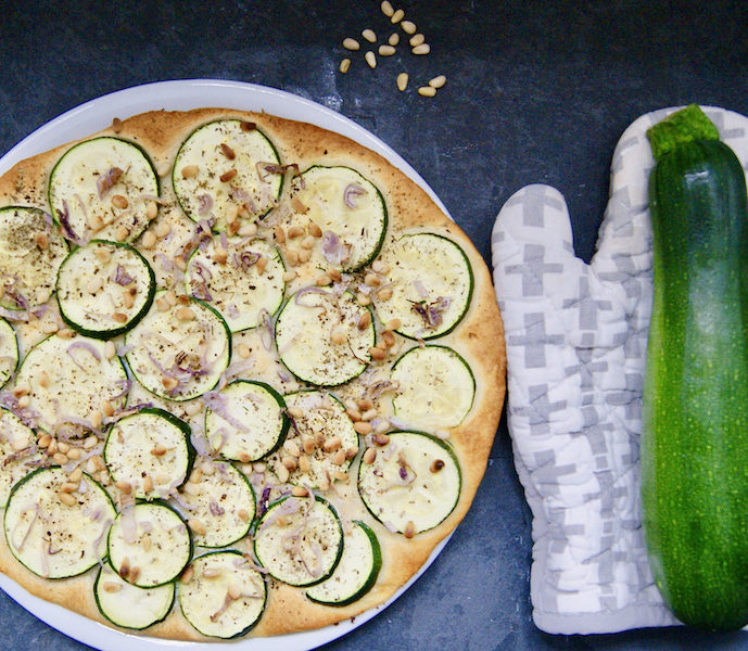 Tarte d’été aux courgettes