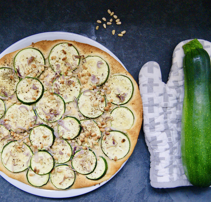 Tarte d’été aux courgettes