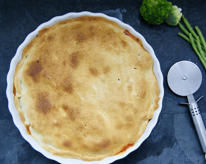 Pizza retournée