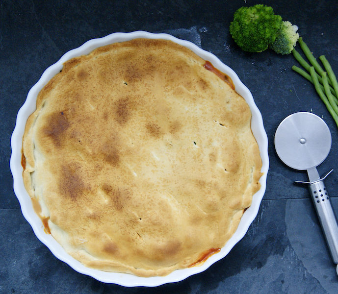 Pizza retournée