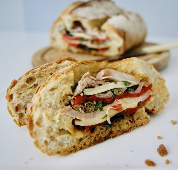 Muffuleta (pain garni)