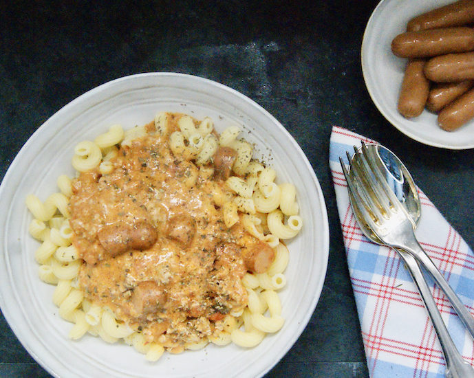 Pâtes sauce rapido