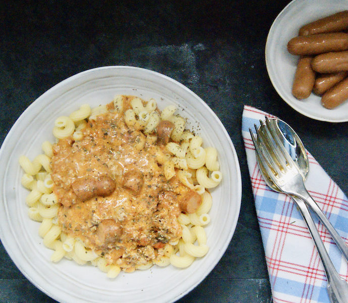 Pâtes sauce rapido