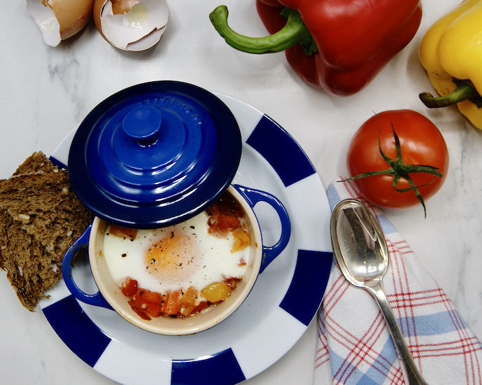 Oeufs à la basquaise