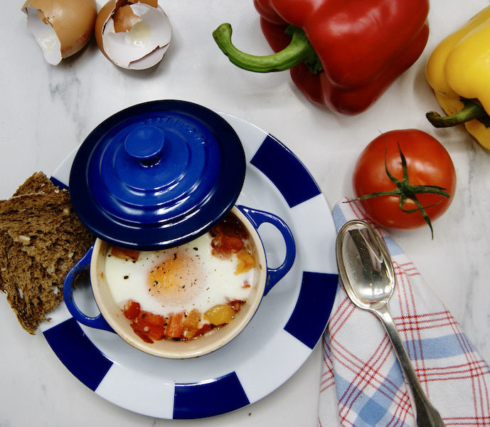 Oeufs à la basquaise