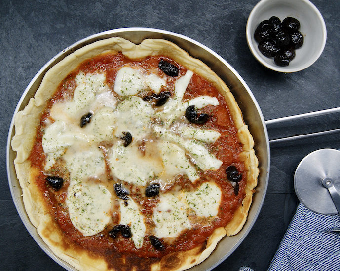 Pizza à la poêle
