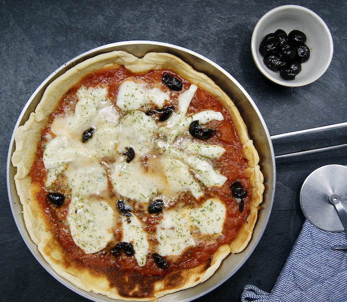 Pizza à la poêle