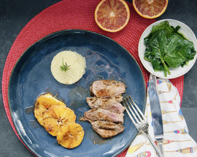 Filets de canard à l&rsquo;orange épicée